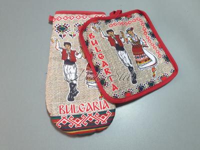Хавлиени кърпи Сувенири Комплект ръкавица с ръкохватка - Танцьори 